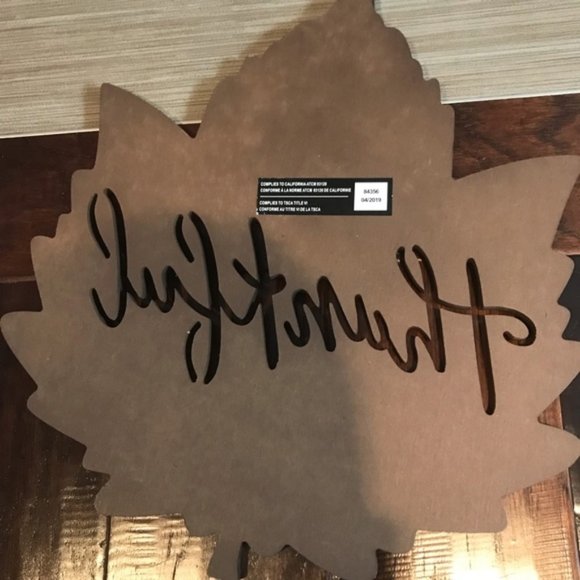 Micheals thanksgiving thankful wood sign - Picture 6 of 8